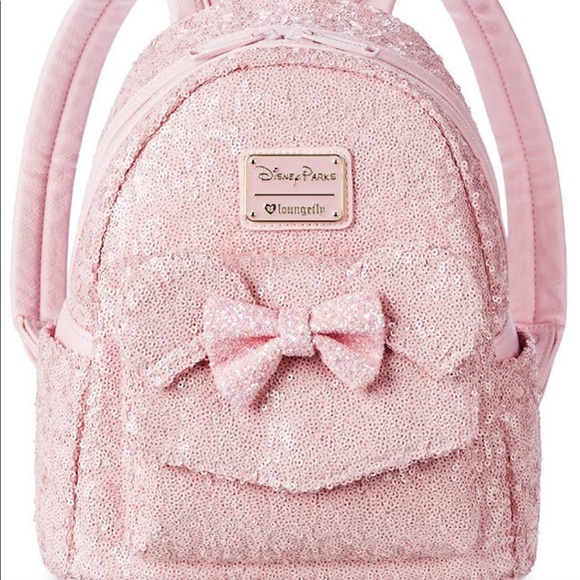 Millennial Pink Disney Backpack - Picture 1 of 5